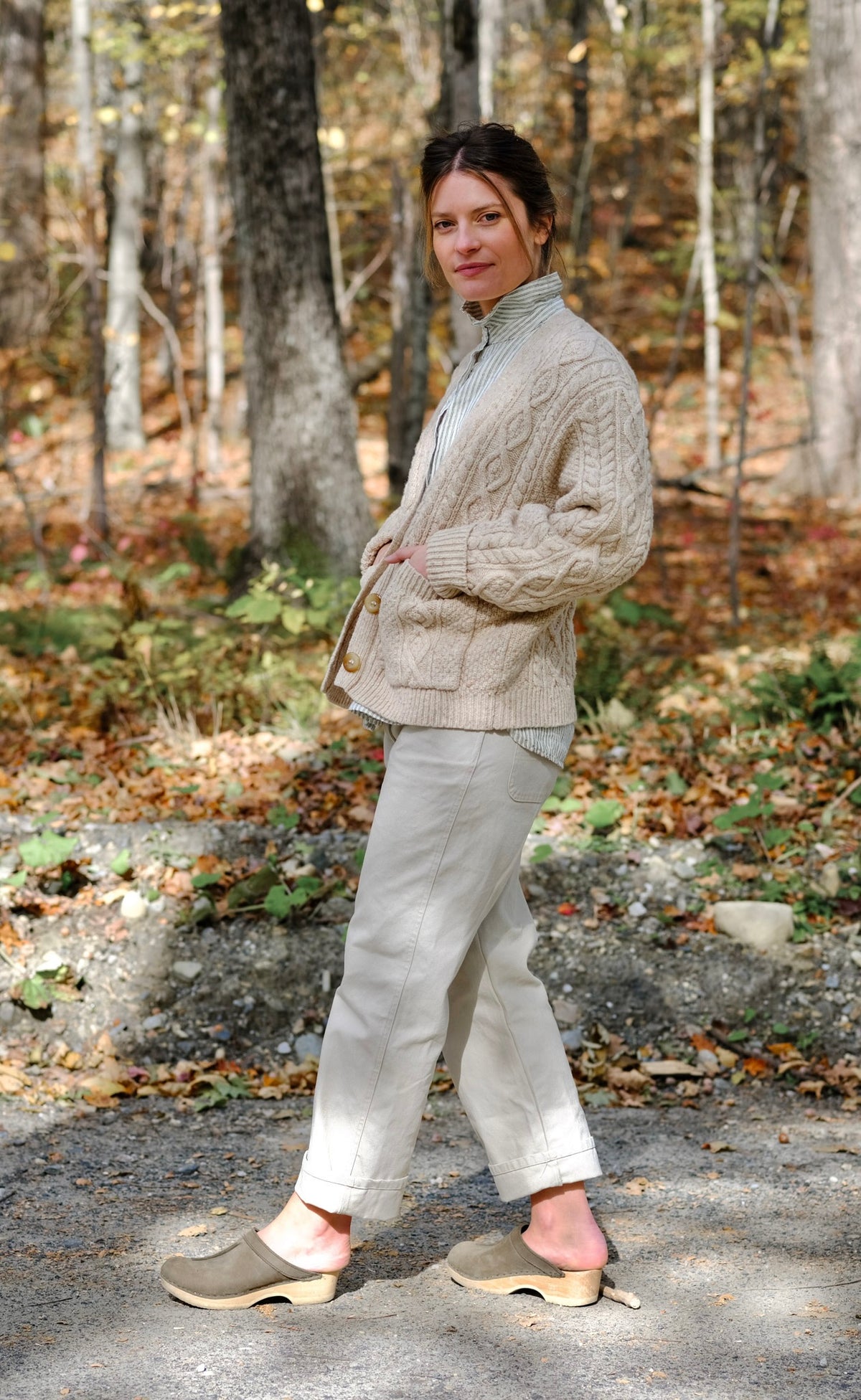 Carpenter Pant in Stone Canvas